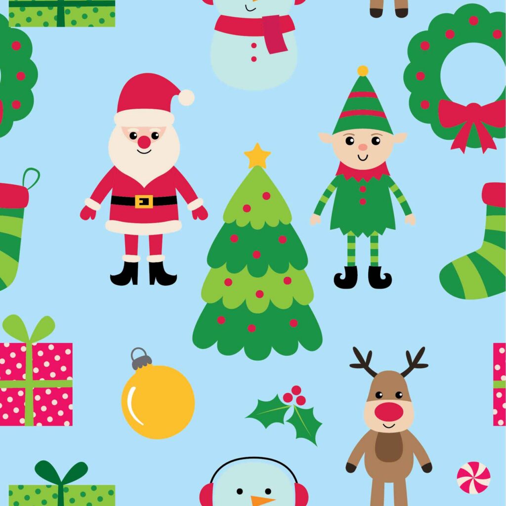 Holiday Wrapping Paper – Creating a pattern in Illustrator supporting image 2