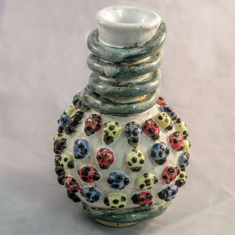 Pinch Vase and Bottle