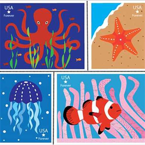 Postage Stamps Illustration Design My Art Lesson